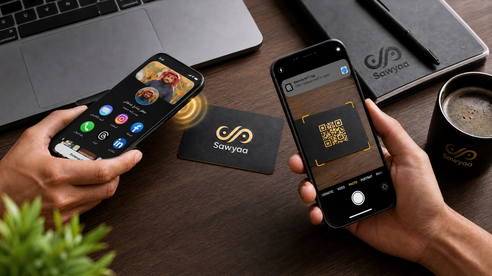 معاينة رمز QR الخاص بالبطاقة